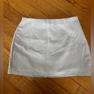 Abercrombie & Fitch Scarlett Mini Skort Cream White Size M NWT